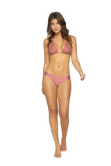 Dusty Rose Basic Ruched Bottoms (Teeny)